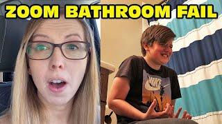 Kid Uses Bathroom During Zoom Trolls Teacher Online Class - Online School Trolling Zoom