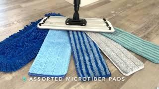 5 Assorted Microfiber Mop Pads