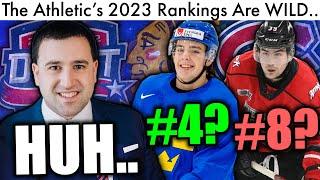 The Athletics Consensus 2023 NHL Draft Rankings Are WILD... Bedard Top Prospect Trade RumorsNews