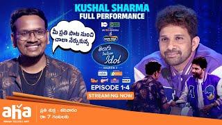 Telugu Indian Idol Season 3  Kushal Sharma Full performance  ahavideoIN