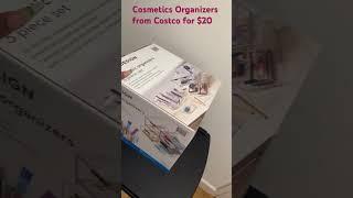 Cosmetics Organizers from Costco for $20 #makeup #costco