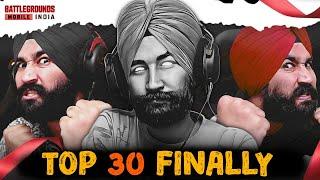 Finally TOP 30  BGMI LIVE  GTXPREET PUBG LIVE