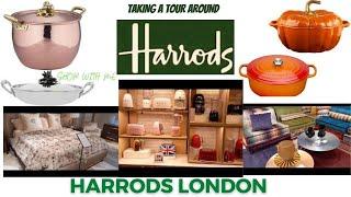 Luxury Home Designer-Homeware- Decor at Harrods London Furniture-Kitchenware-Cookwarea tour around