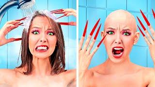 CRAZY Girly Problems With LONG NAILS - Beauty and Relationship Struggles  Relatable by La La Life