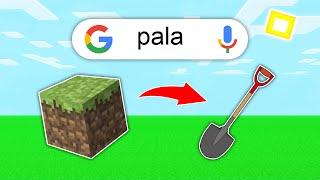 Recreé las Texturas de Minecraft con Imágenes de Google *Aleatorias* #minecraft #shorts