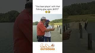 You been playin with that fishing glue again Bill??  #fishing #prank #blooper #funny