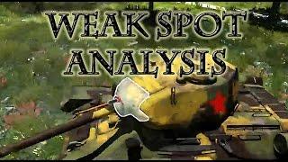 T-34-85 Weakspot Analysis - 1080p War Thunder 1.43 Armour Thickness Overlay