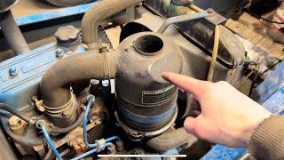 Ford 1700 Tractor - Basic Service on the Oil Bath Air Cleaner