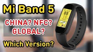 XiaoMi Mi Band 5 GLOBAL NFC CHINESE VERSION?Whats the Differences? Things You Should Know  Review