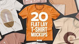 Flay Lay T-Shirt Mockups Presentation