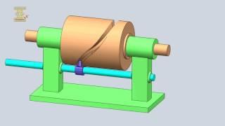 Three-Link Spatial Cylinder Cam Mechanism