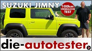 Suzuki Jimny 1.5 - 100 km Verbrauch Test  Reichweite  Probefahrt  Review  Deutsch  Preis  2019