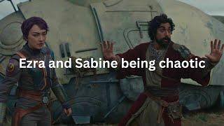 Sabine and Ezra being peak chaotic Star Wars  Ahsoka episode 7
