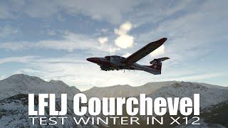 X-PLANE 12│Test winter. Extreme takeoff landing.