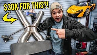 How To Make A $30000 Titanium Exhaust For A $2000000 Flooded McLaren P1 FROM SCRATCH