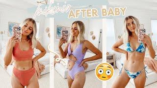 trying on cheap bikinis after having a baby under $15  aspyn ovard