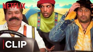 Dhamaal Funny Scene  Mr. Iyer Drops Javed Jaffrey & Arshad Warsi  Netflix India