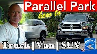 How to Parallel Park a Large Vehicle for a Drivers Test