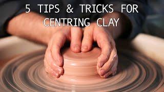 5 Tips & Tricks for Centering Clay on the Pottery Wheel