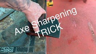 Axe Sharpening Hack