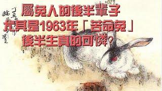 屬兔人的後半輩子運程！尤其是1963年「苦命兔」，後半生真的可憐？｜兔生肖運勢｜CC字幕