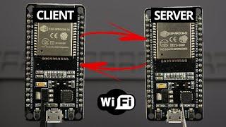 ESP32 Client-Server Wi-Fi Communication Between Two Boards ESP8266 Compatible