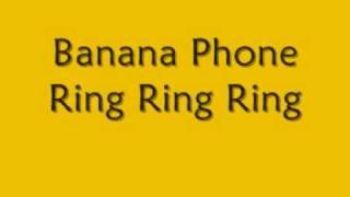 Raffi - Banana Phone lyrics