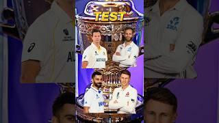 Virat vs Kane vs Smith vs Root in TEST Cricket #shorts #viral