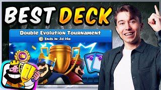 BEST DOUBLE EVOLUTION TOURNAMENT DECK — Clash Royale