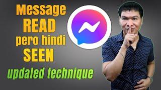 MESSAGE READ PERO HINDI SEEN UPDATED 2023｜Messenger Tips And Tricks