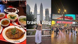 TRAVEL VLOG  KL MALAYSIA food cafes thrifting shopping