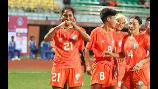 SAFF Womens Championship 2024 Pakistan 2-5 India  Highlights