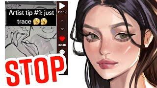 IM SO TIRED OF TIKTOK ART TUTORIALS