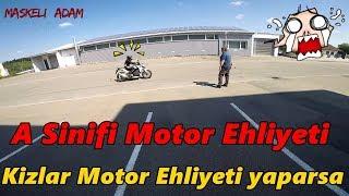 Kızlar Motor Ehliyeti Yaparsa Motor Ehliyeti Nasıl YapılırMotor Ehliyeti  A Sınıfı Motor Ehliyeti