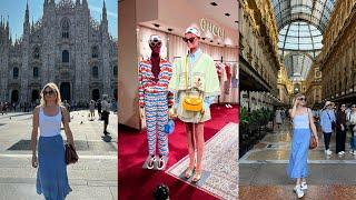 Vlog Mediolan co obecnie noszą Włoszki w Mediolanie #italianstyle stylizacje na lato