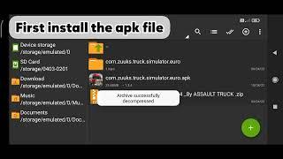 How To Setup Apk File And Obb File In Zarchiver
