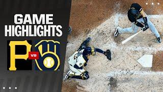 Pirates vs. Brewers Game Highlights 7924  MLB Highlights