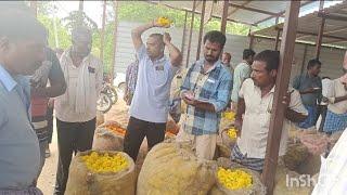 Todays flowers rates at flower market Nangali Mulbagal Kolar 29 September 24 ️