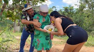 AZARENO PEGA A LADRA DE CAJU NO SÍTIO