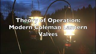 Theory of Operation Modern Coleman Lantern Valves