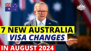 7 New Australia Visa Changes in August 2024 Australia Visa Update