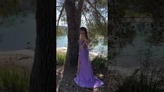 Satin Spaghetti Straps Lilac Purple #promdress Dress IDYMS110601 Code lady15 off#dress2024