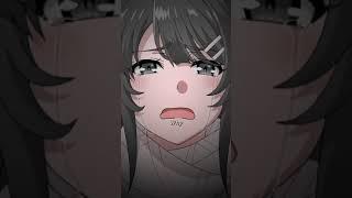 Mai sakurajima Train scene Sad anime edit