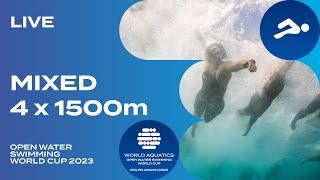 LIVE  Mixed Team 4x1500m  Open Water Swimming World Cup 2023  Golfo Aranci