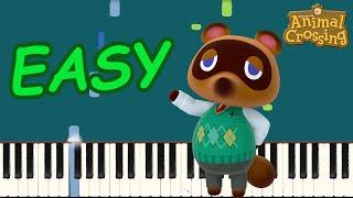 Animal Crossing  New Horizons Theme - EASY Piano Tutorial for beginners