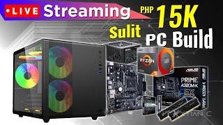LIVE Streaming Pinaka-Sulit na ₱15K PC Build 2024 Ryzen 5600G  Q & A