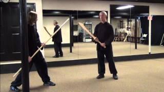 军大刀 Dadao Chinese War Sword Intercepting Bayonet Thrusts from Sifu Steve Cottrell