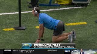 Brandon Staley has an interesting pregame routine