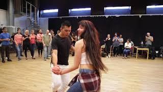 Dominican bachata basics Nicolina & Gabriel