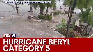 Hurricane Beryl becomes a Category 5 storm  FOX 5 News